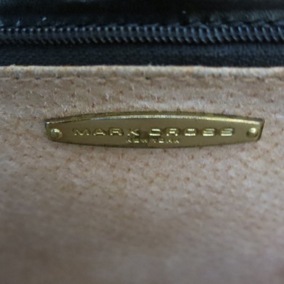 Mark Cross Leather Uptown Black Crossbody Shoulder Bag